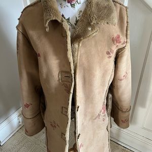 Fabulous Faux Suede Lapis Coat